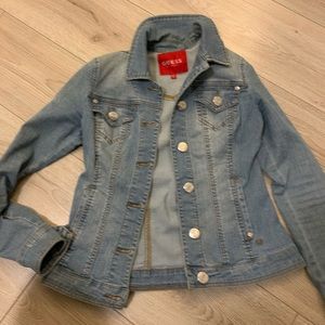 Guess denim jacket xs